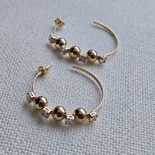 Aurelie Hoop Earrings