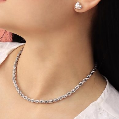 Roxane Silver Necklace