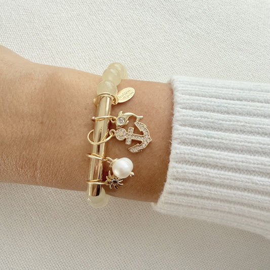 Light Yellow Jade Bracelet