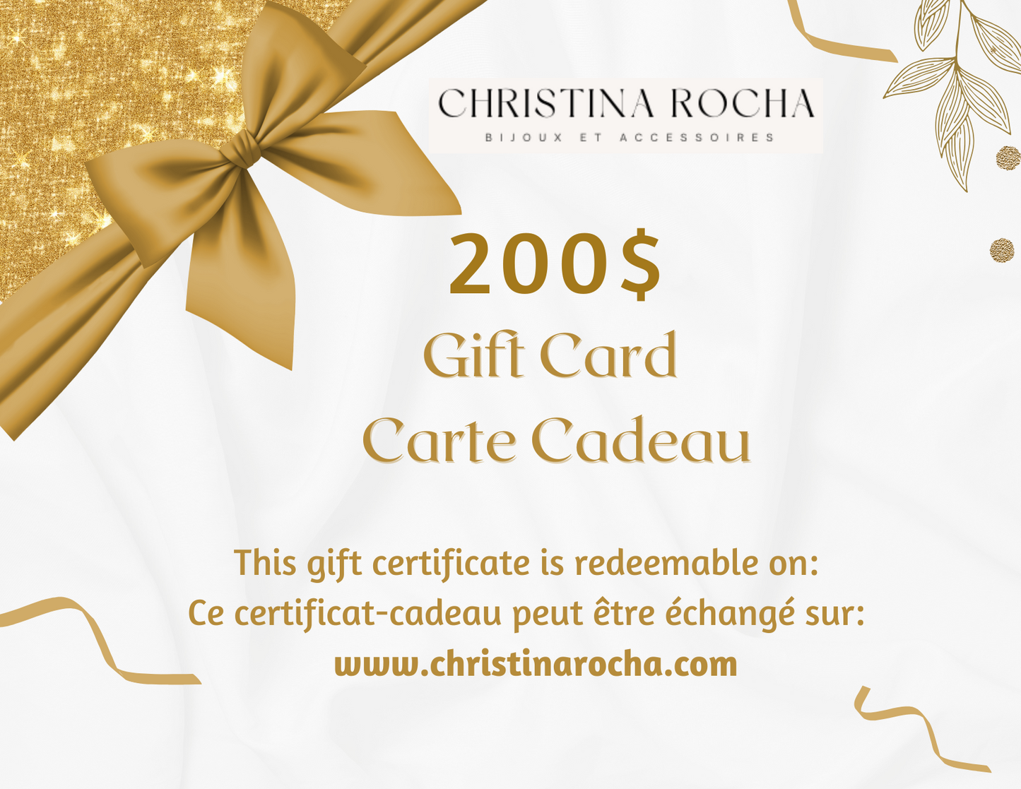 Christina Rocha Gift Card