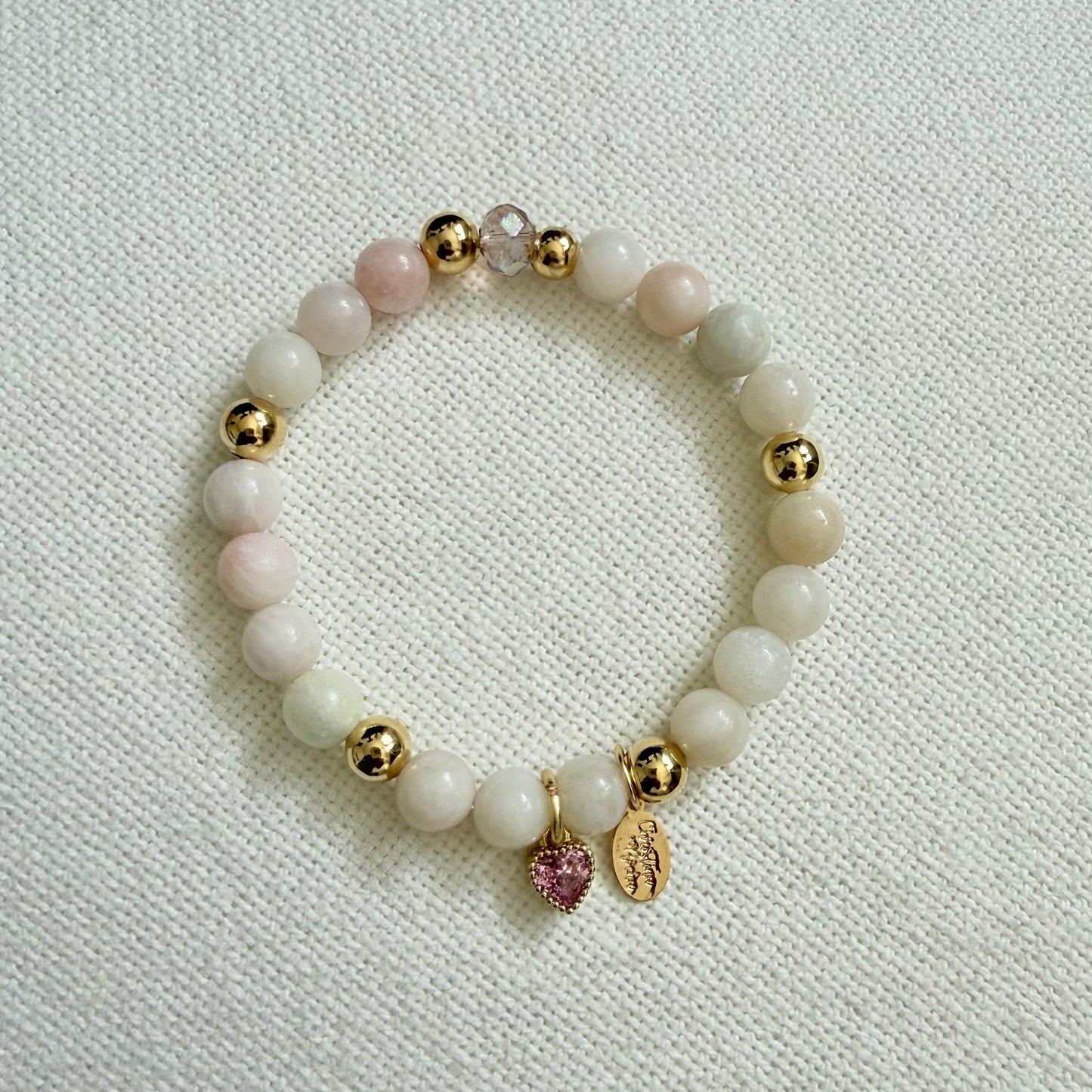 Bracelet Amour – Rose pâle
