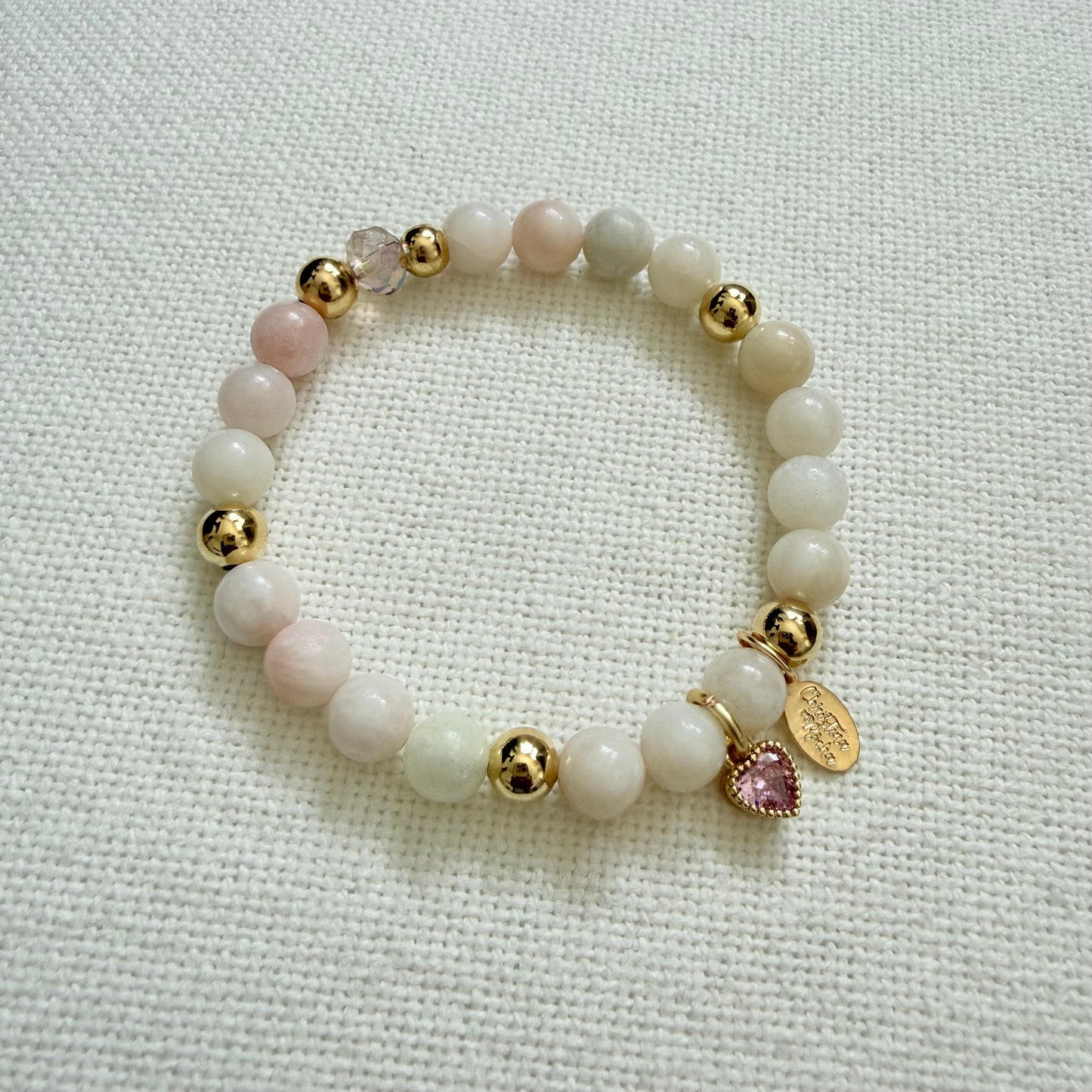 Bracelet Amour – Rose pâle