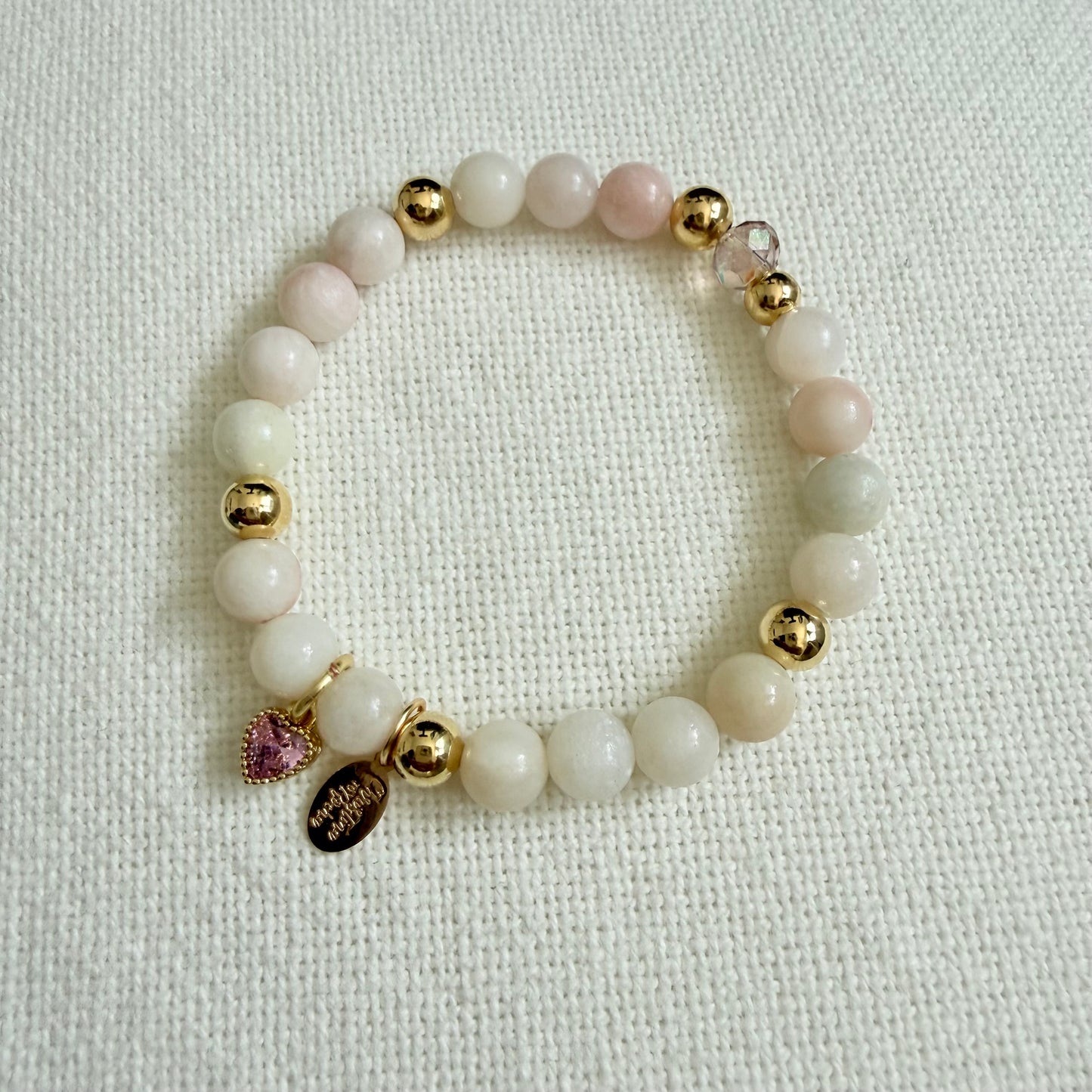 Bracelet Amour – Rose pâle