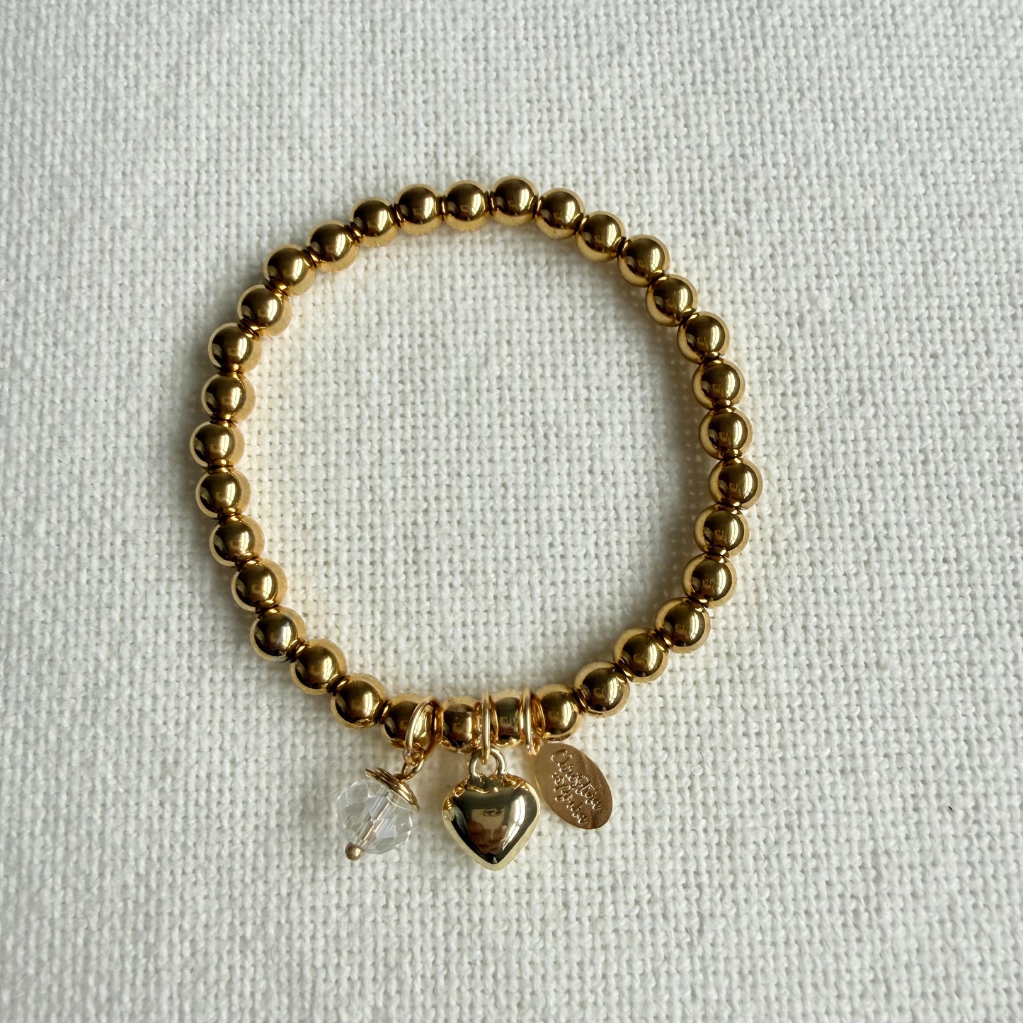 Heart Duo Gold Bracelet