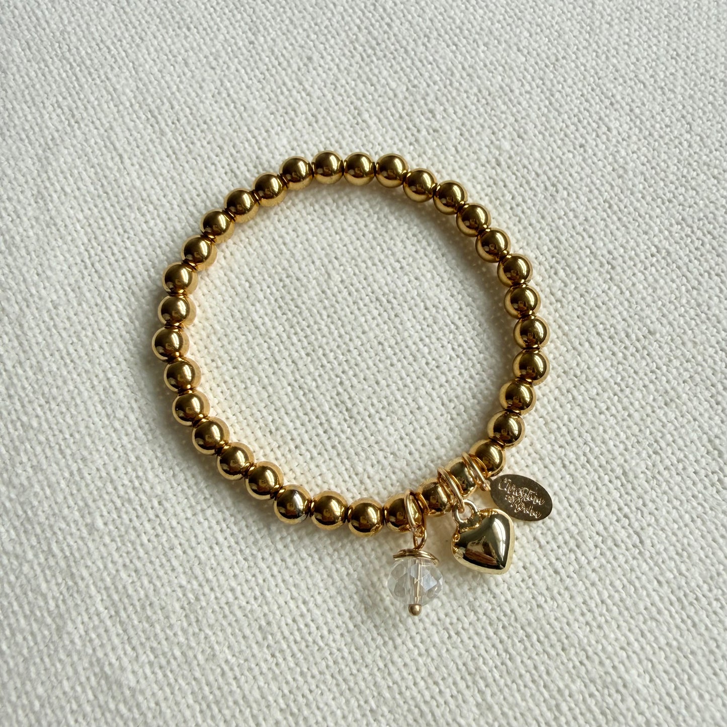Heart Duo Gold Bracelet