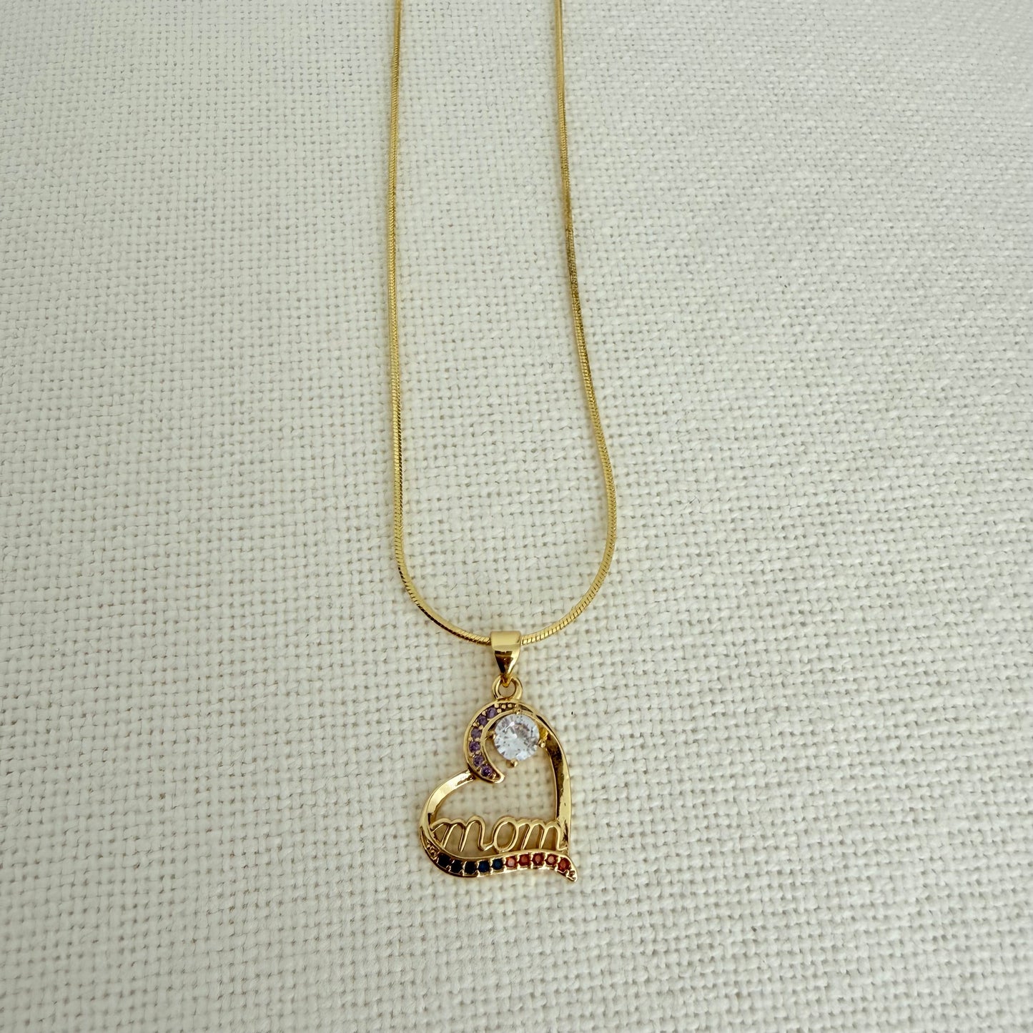 Collier maman en or