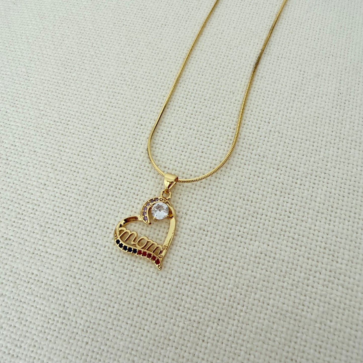 Collier maman en or
