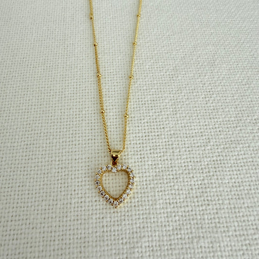 Sparkling Heart Necklace