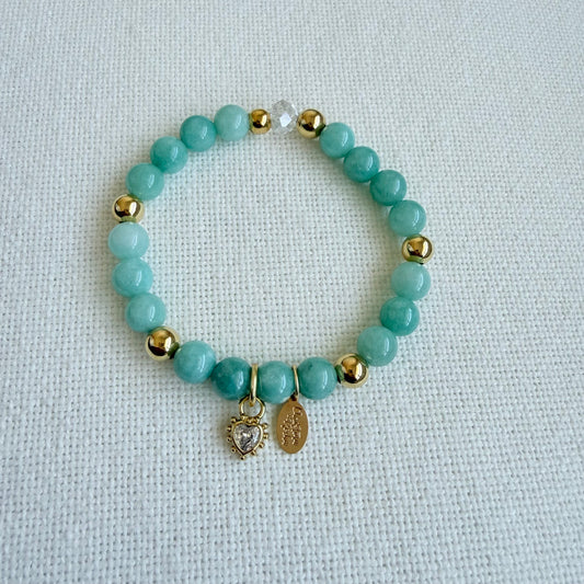 Amour Bracelet - Aquamarine
