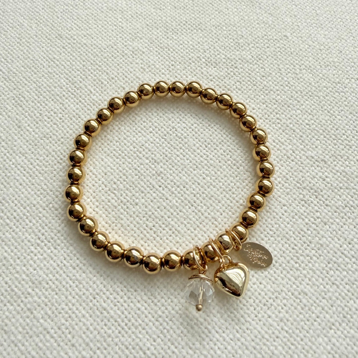 Bracelet en or Cœur Duo