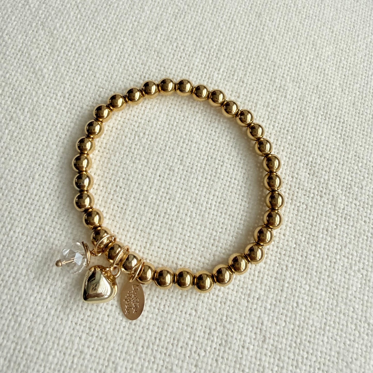 Bracelet en or Cœur Duo