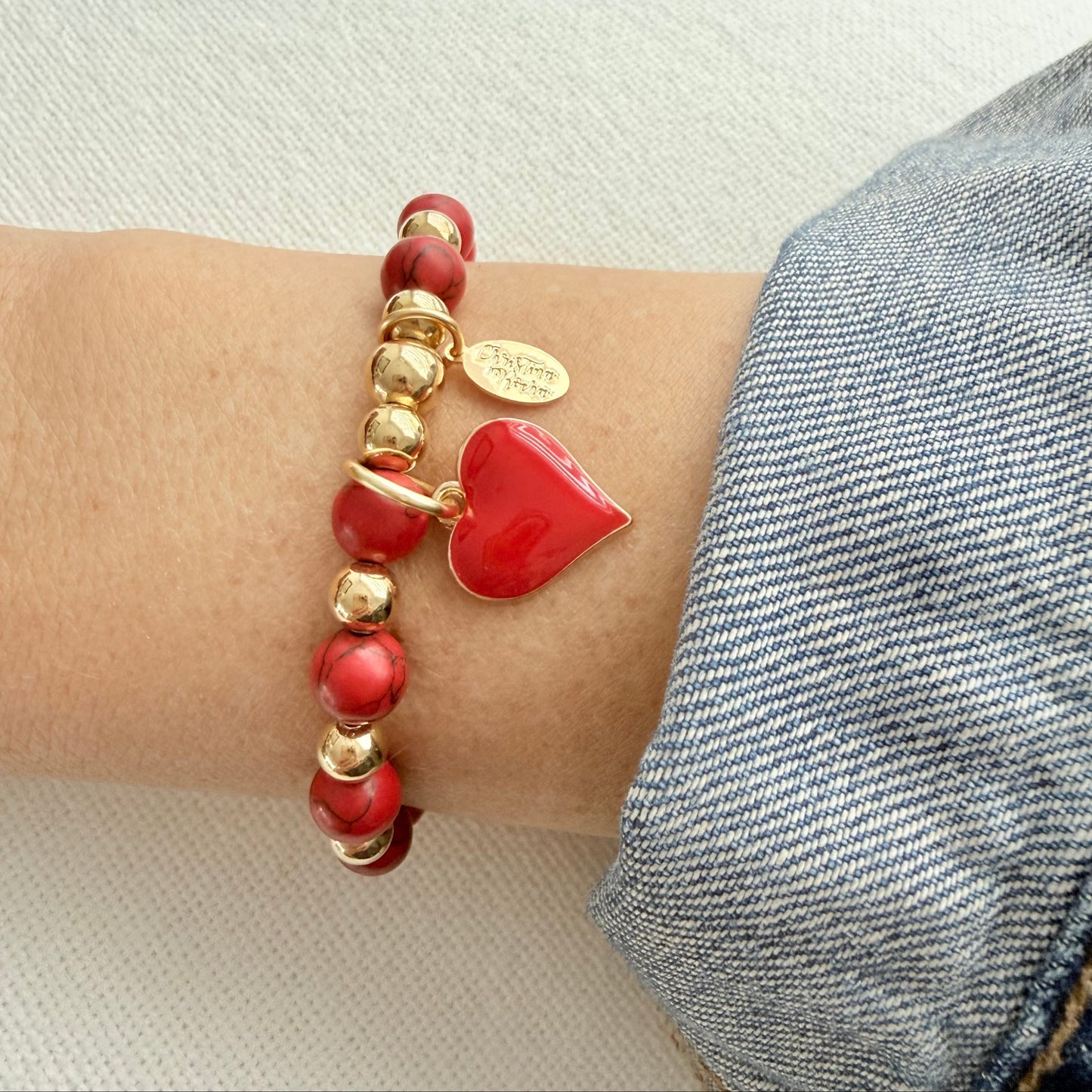 Red Heart Bracelet