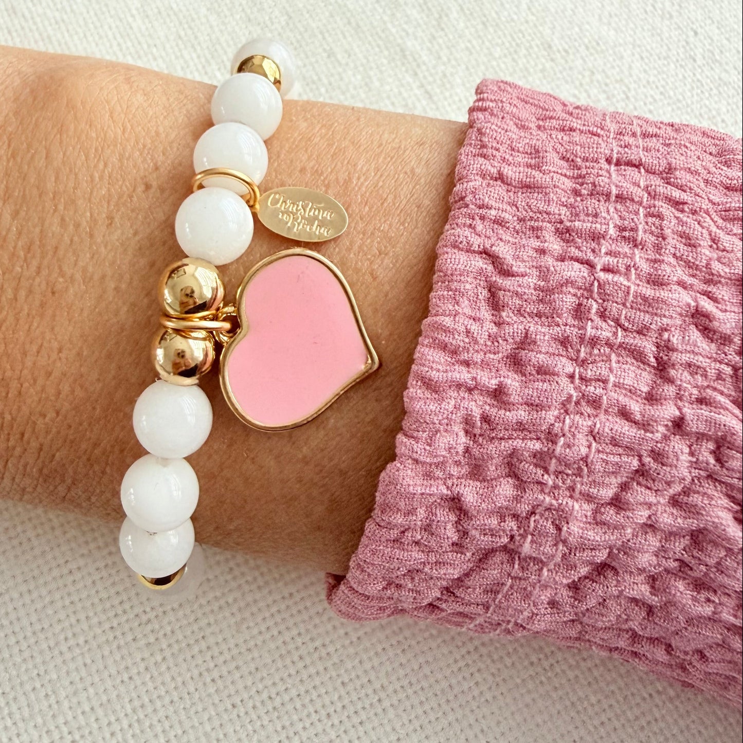 Blush Heart Bracelet