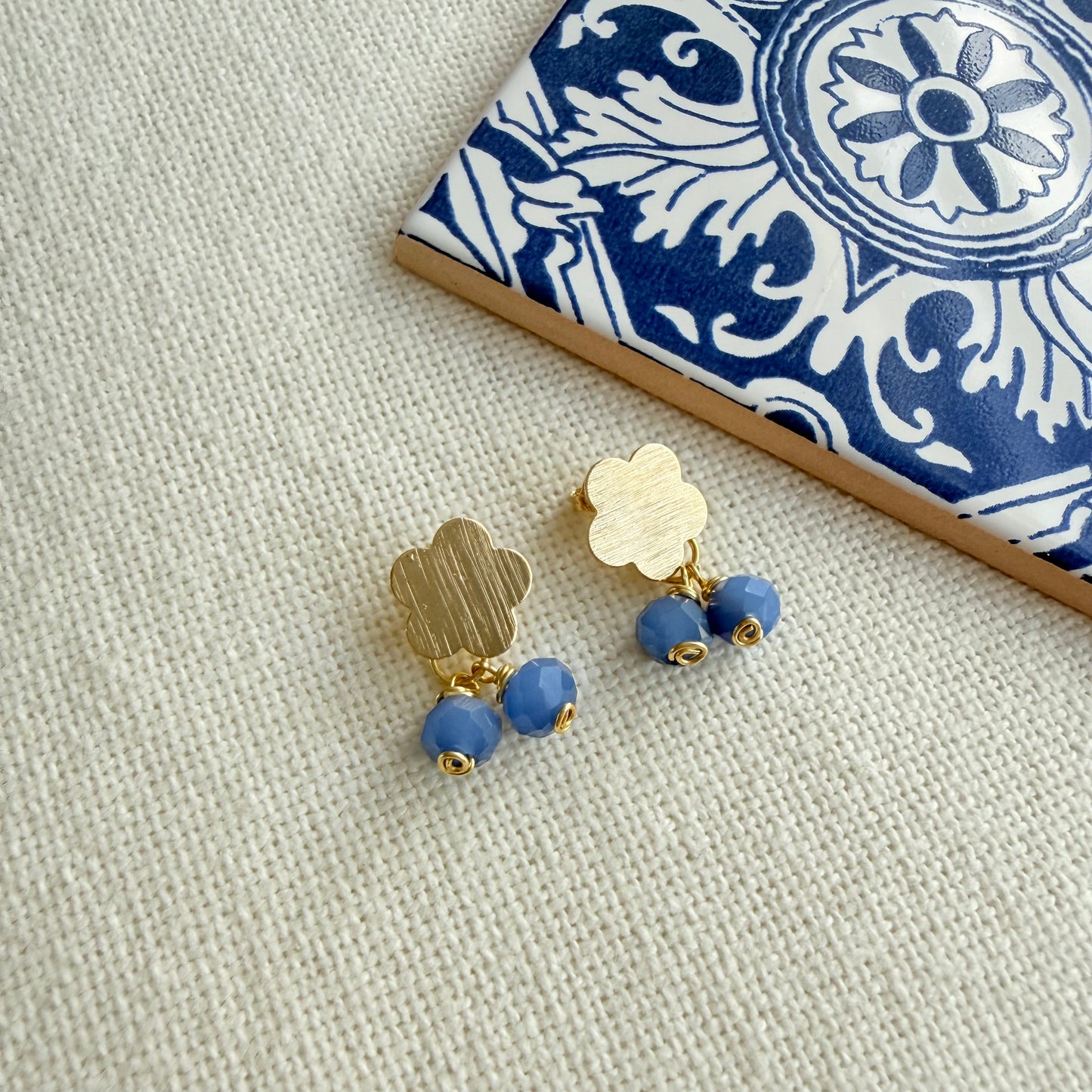 Azulejos Earrings Lagos