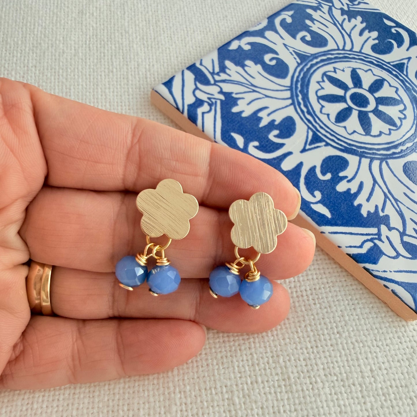 Azulejos Earrings Lagos