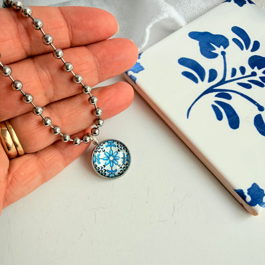 Azulejos Necklace Porto