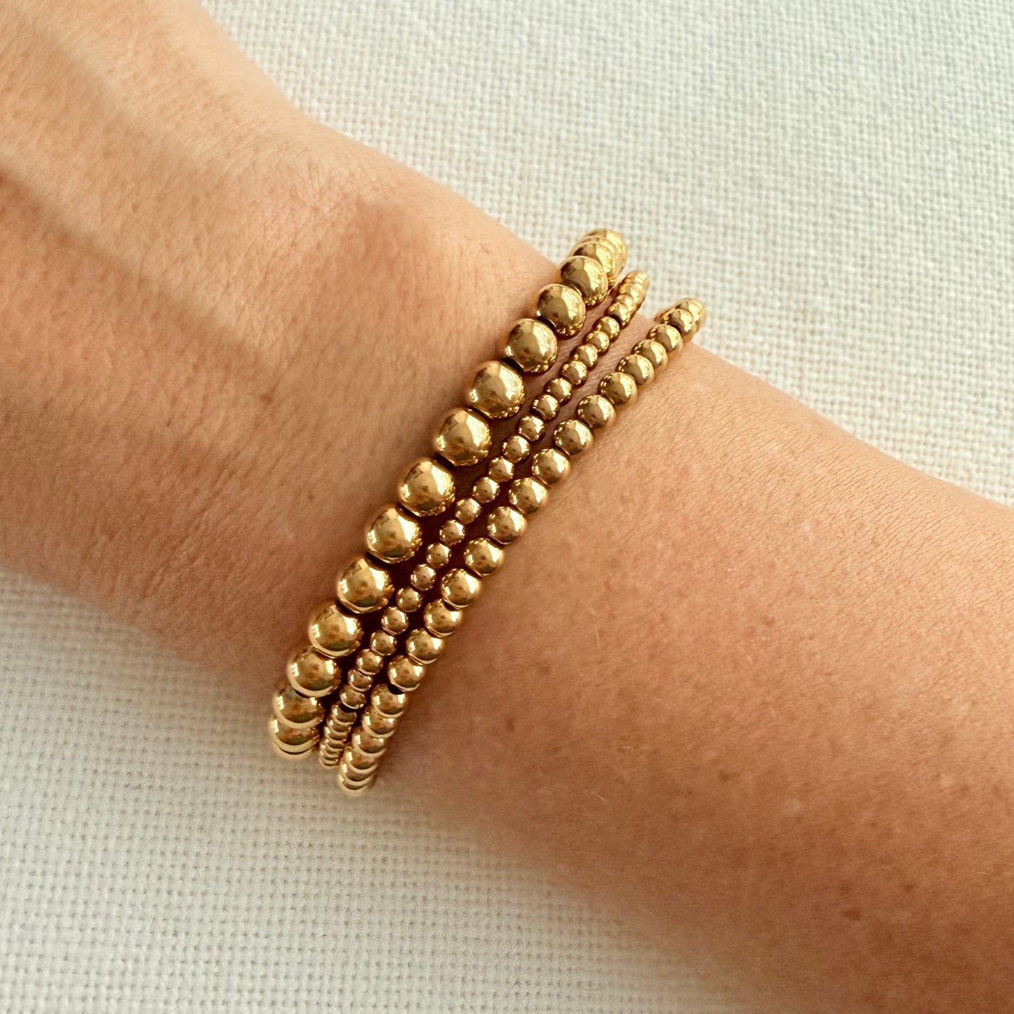 Delicate Trio Bracelet – Gold