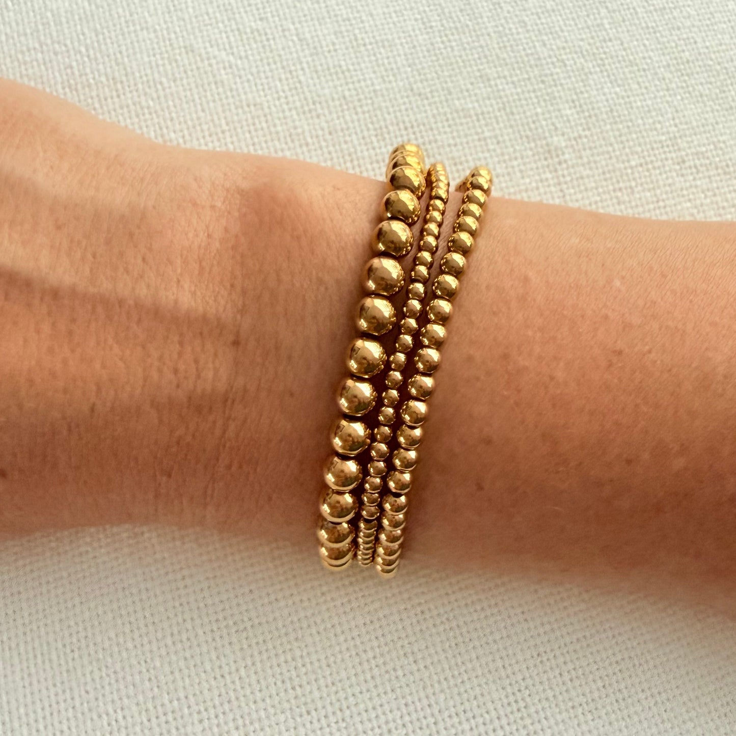 Delicate Trio Bracelet – Gold