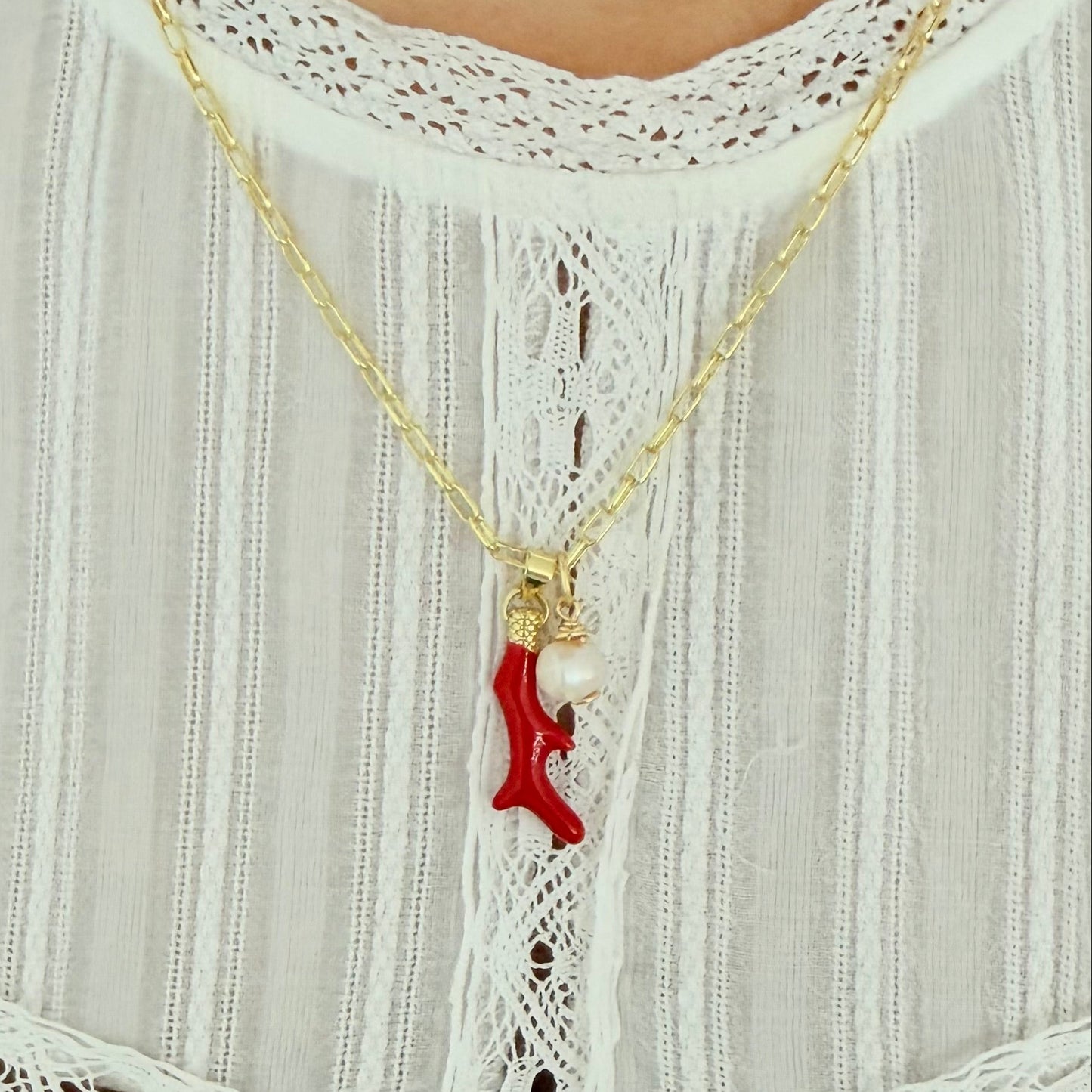 Red Coral Necklace