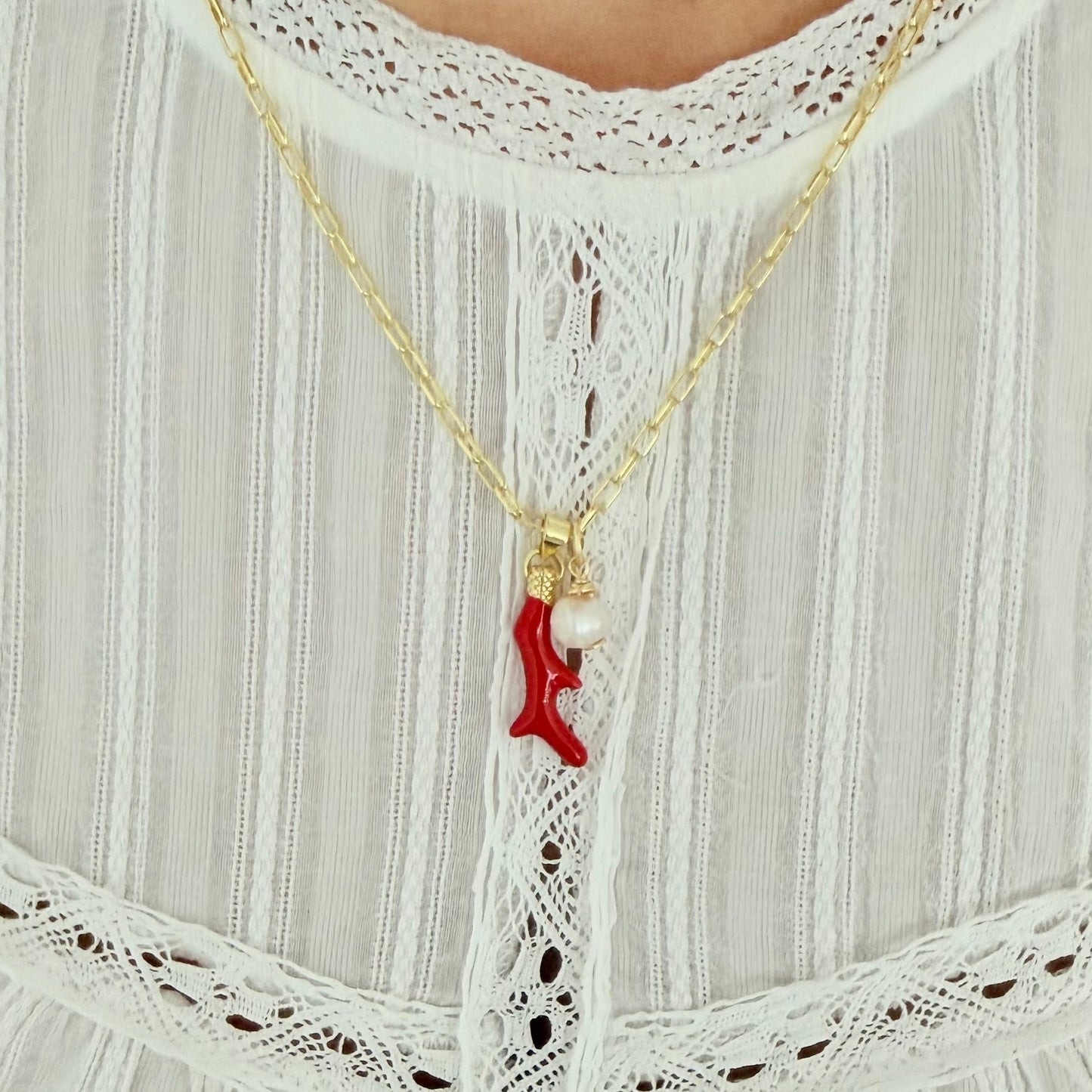 Red Coral Necklace