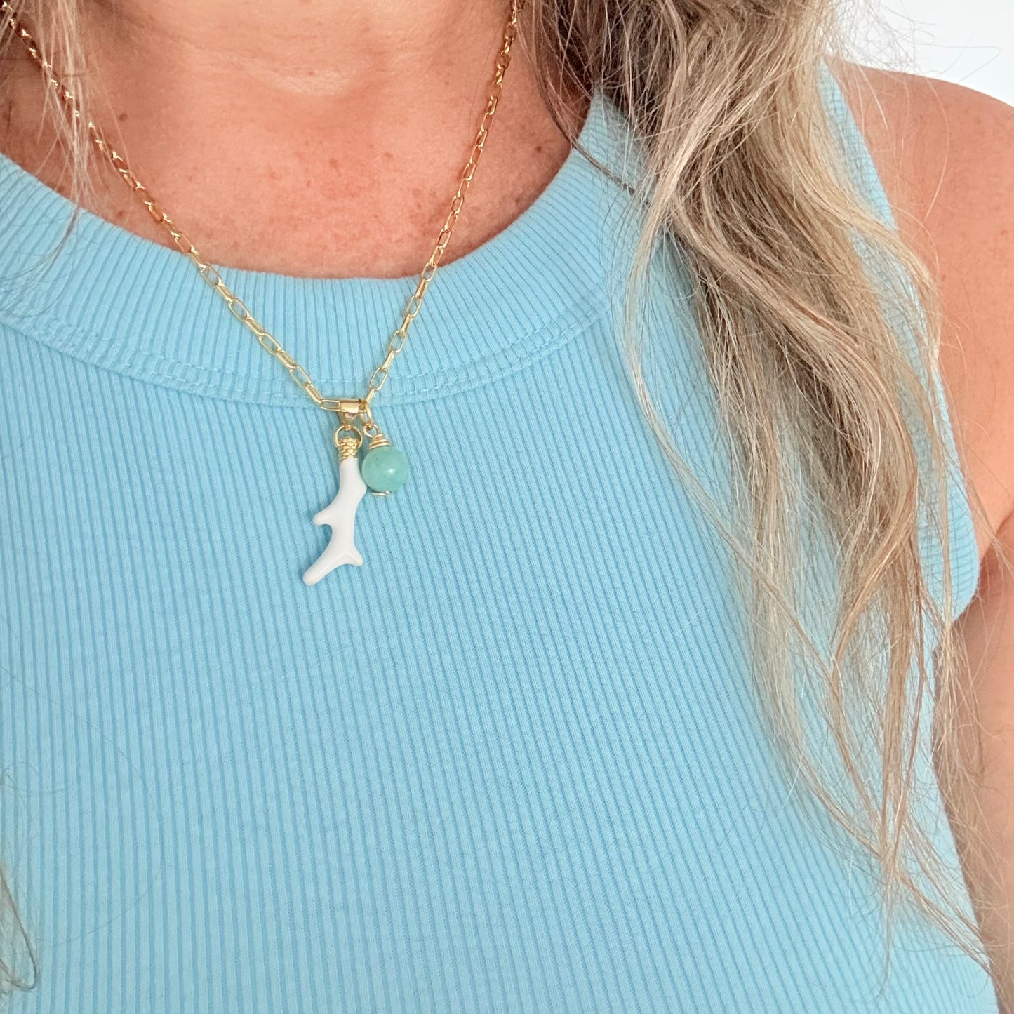 White Coral Necklace