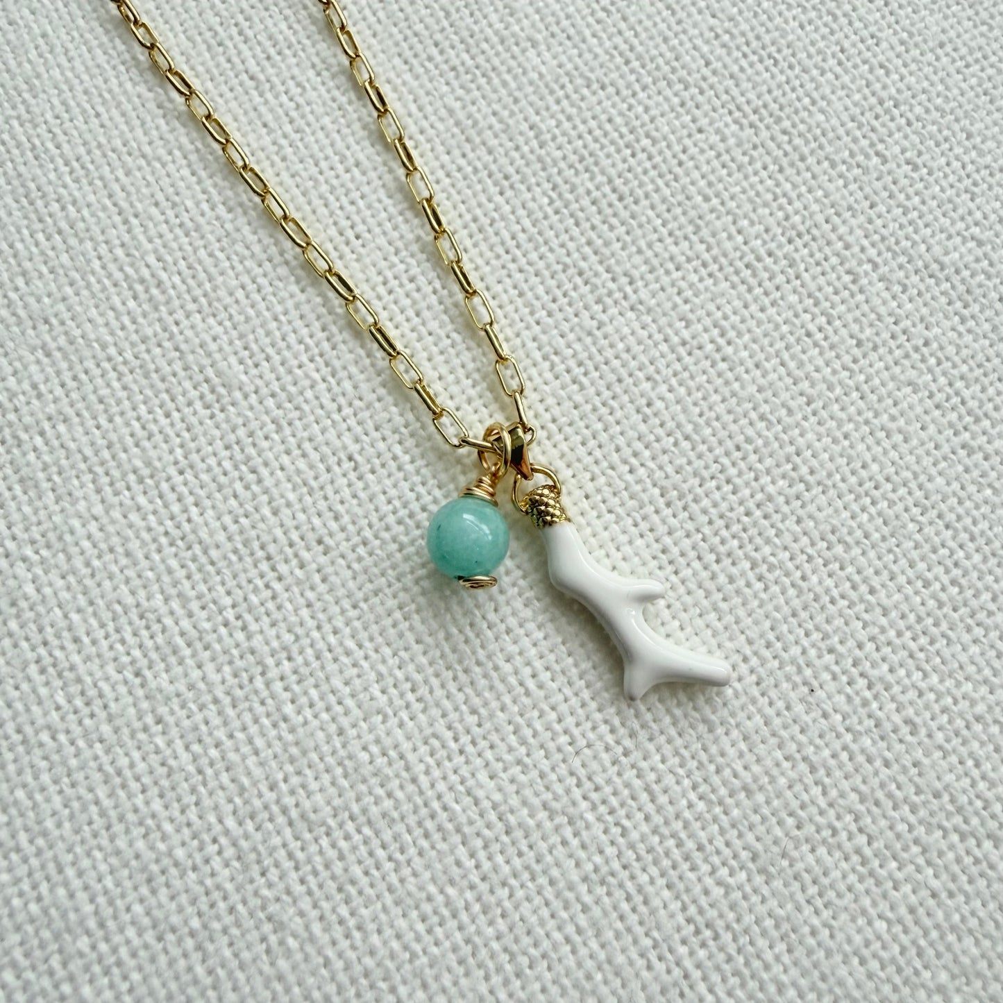 White Coral Necklace