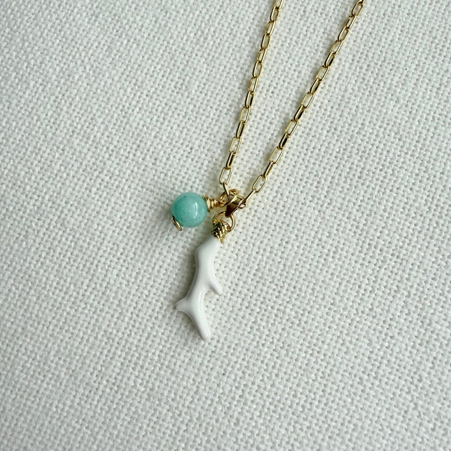 White Coral Necklace