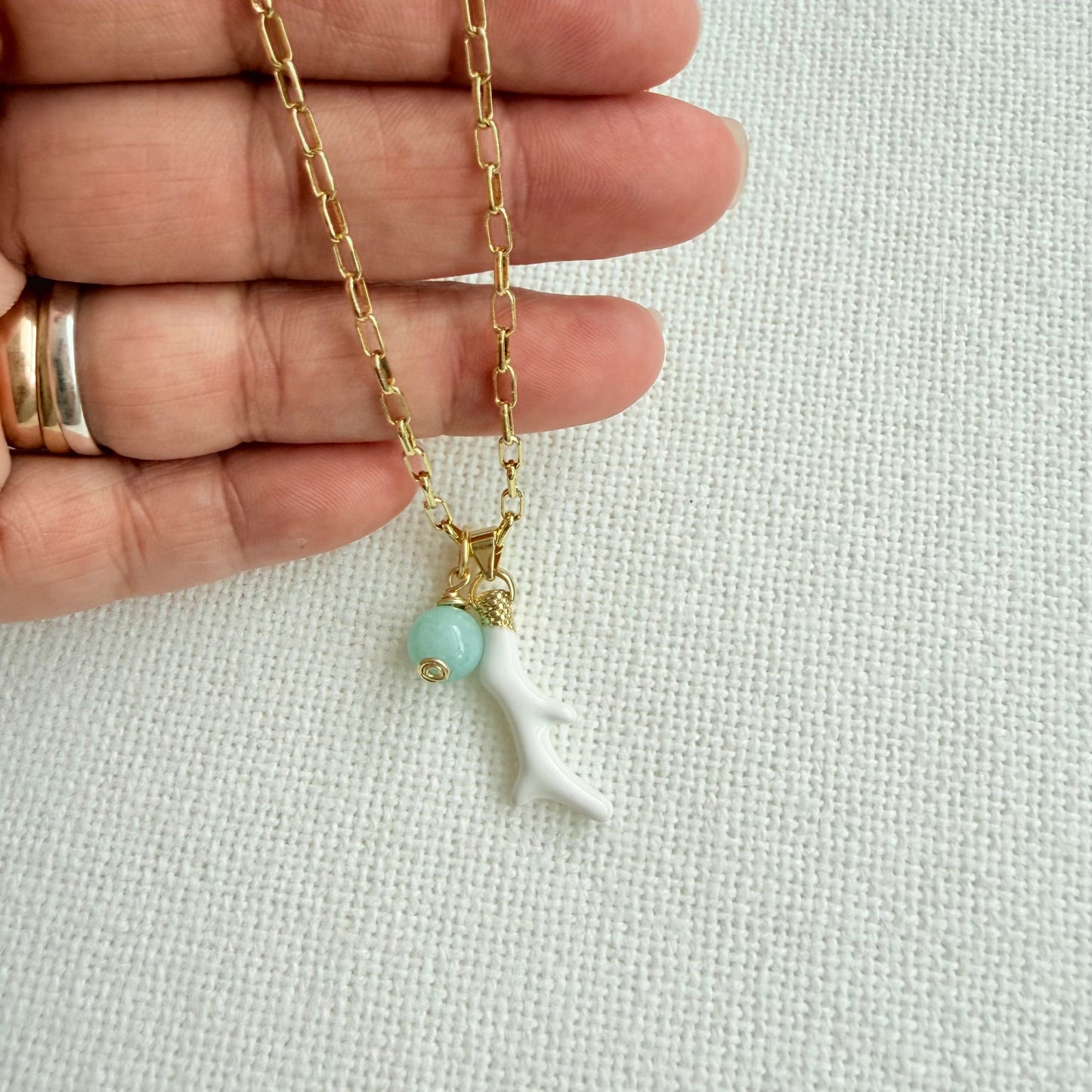 White Coral Necklace