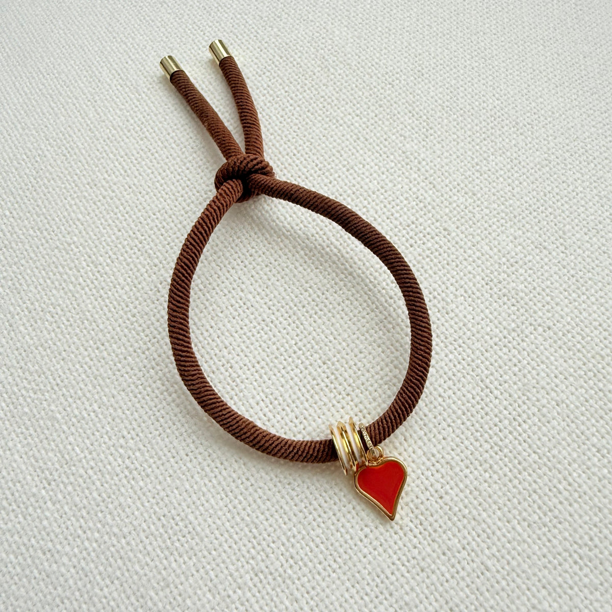 Sweetheart Adjustable Bracelet - Brown