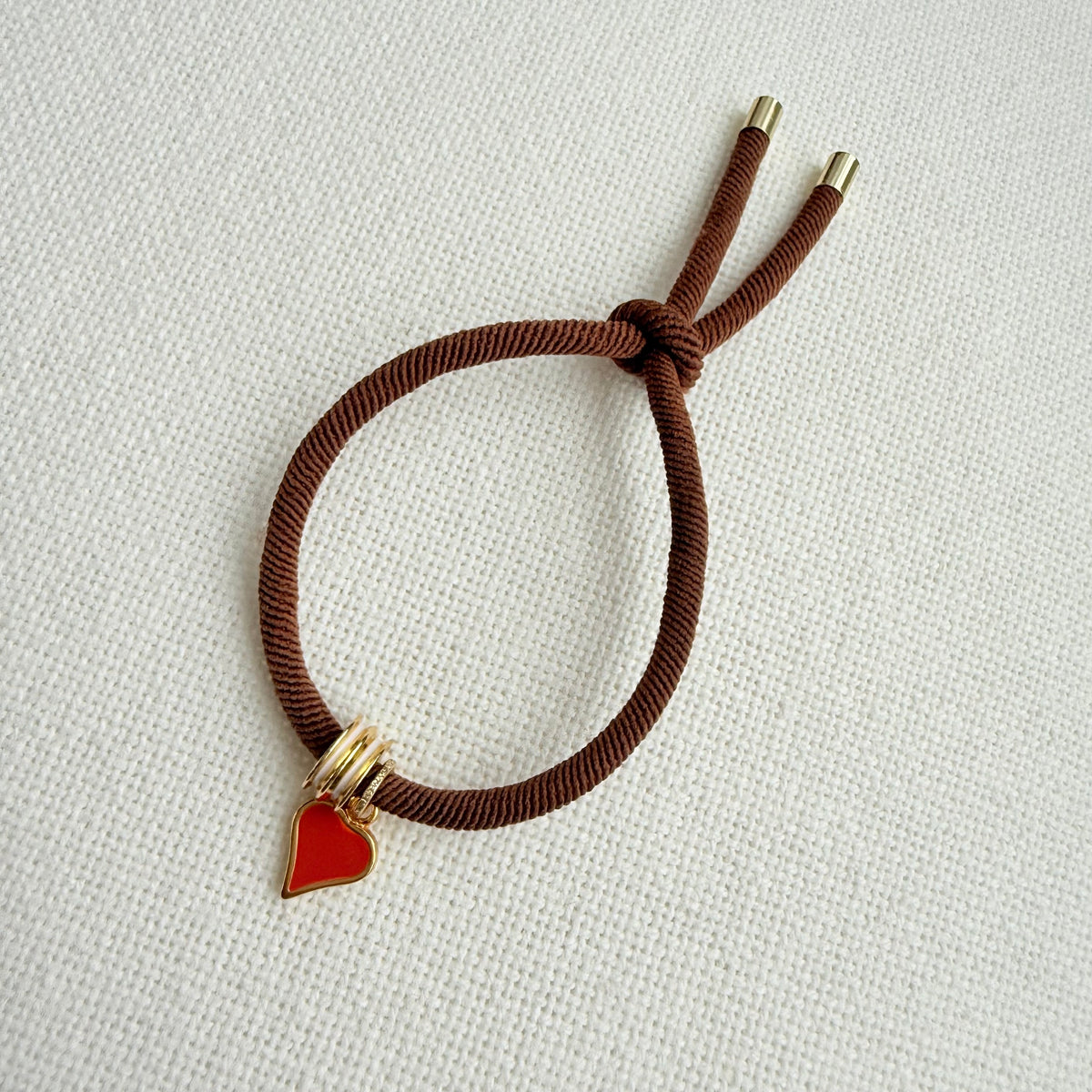 Sweetheart Adjustable Bracelet - Brown