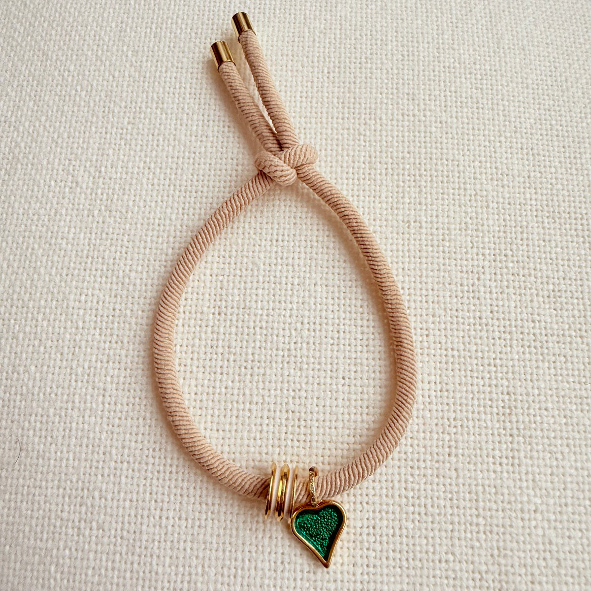 Sweetheart Adjustable Bracelet - Beige