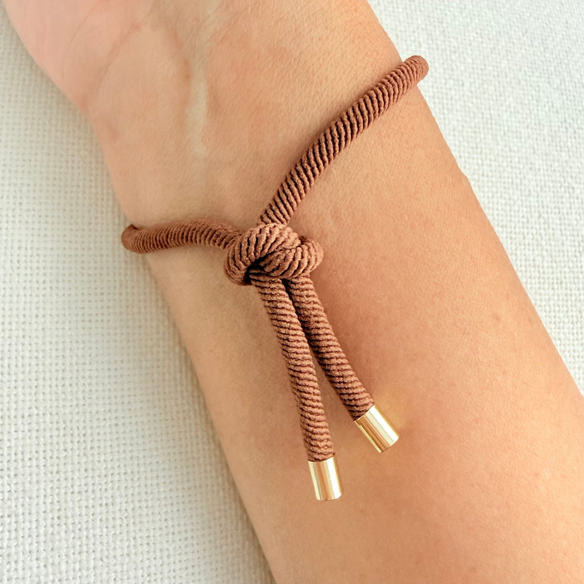 Sweetheart Adjustable Bracelet - Brown