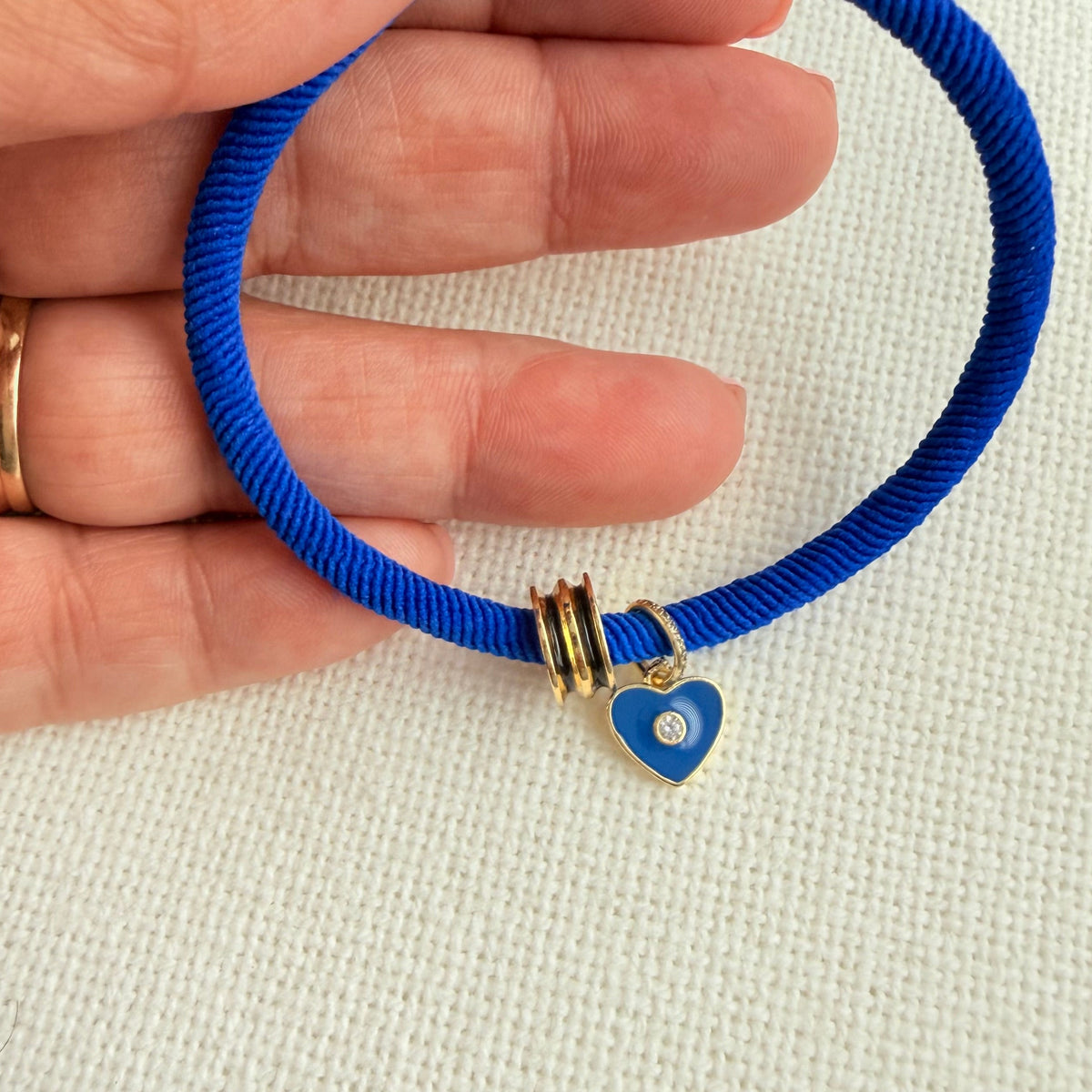 Sweetheart Adjustable Bracelet - Blue