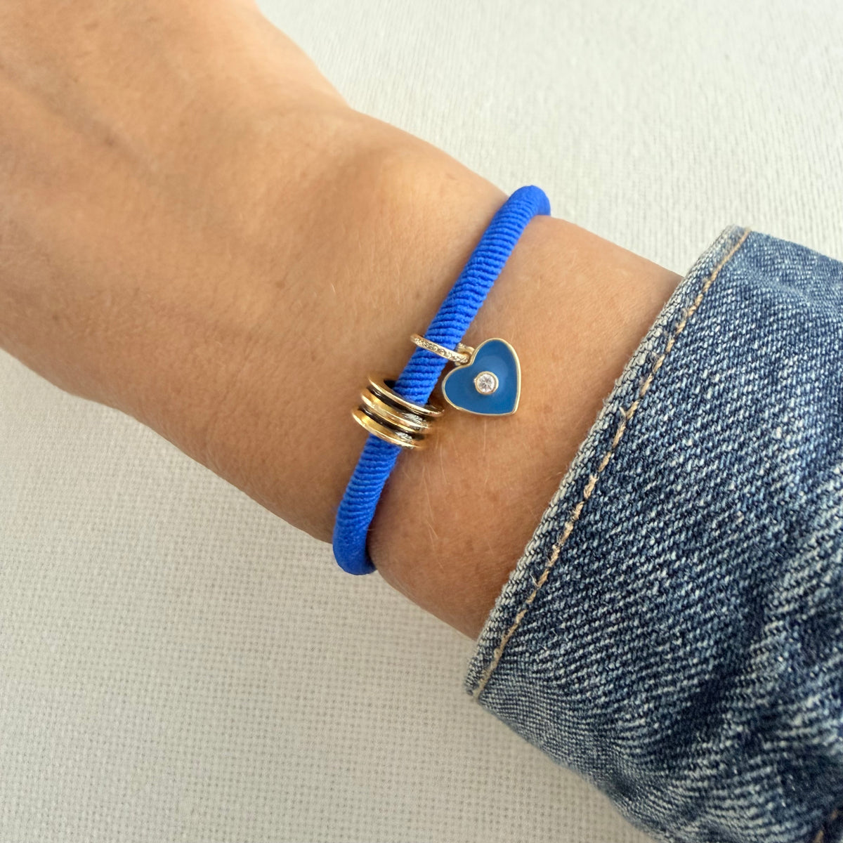 Sweetheart Adjustable Bracelet - Blue