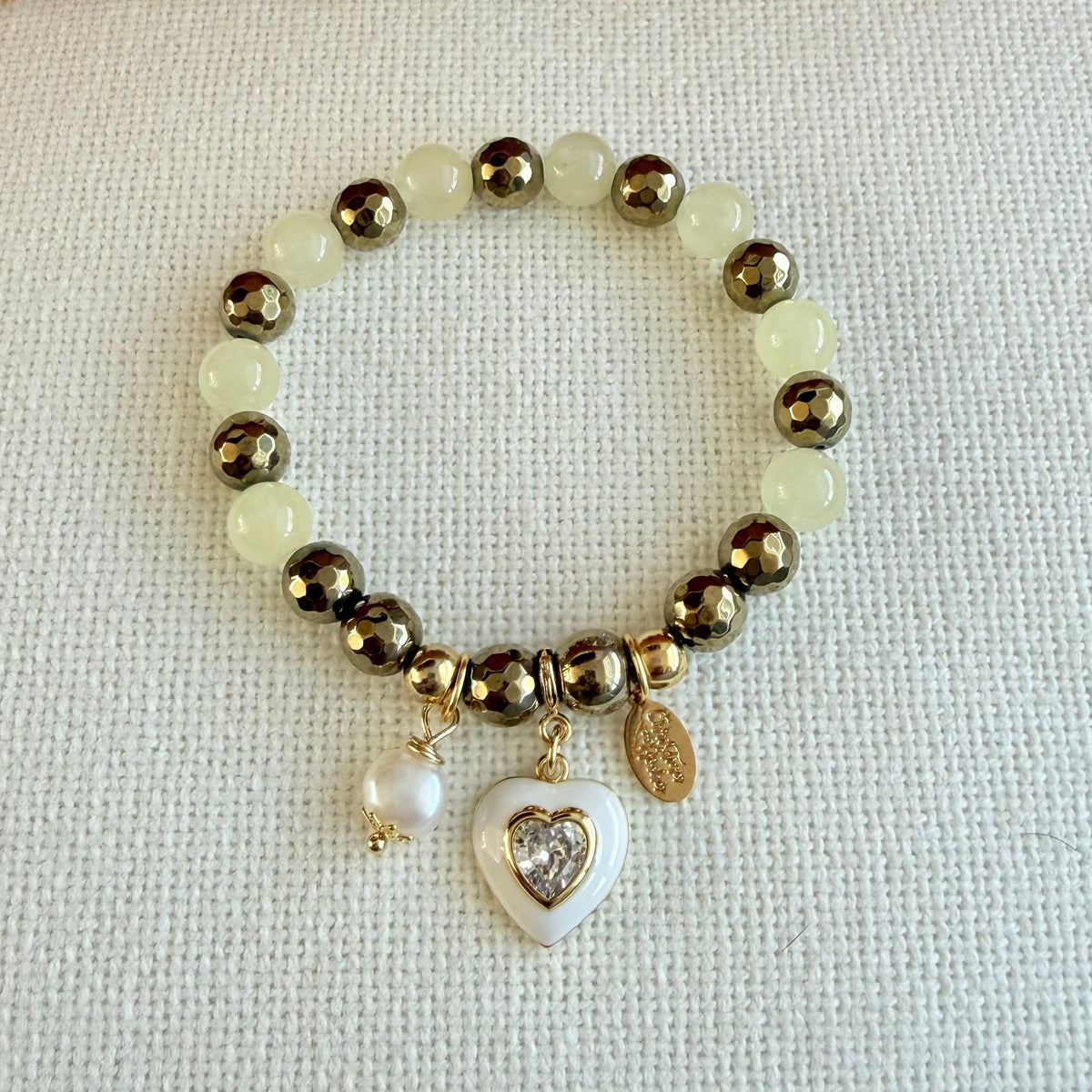 Ivory Heart Bracelet