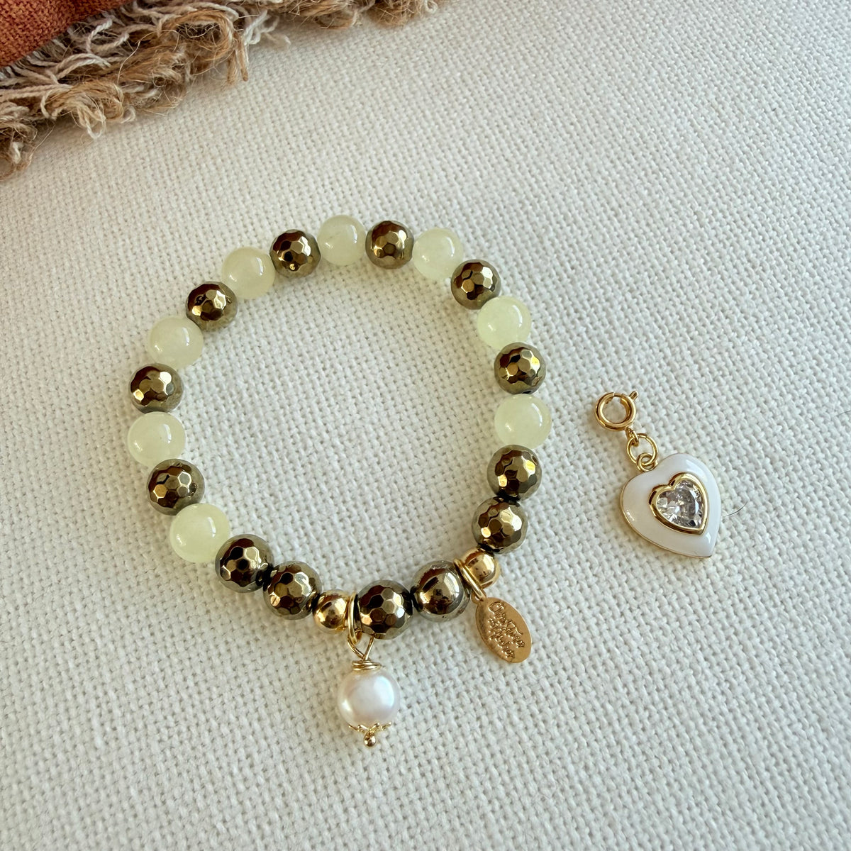 Ivory Heart Bracelet