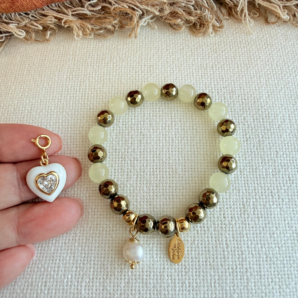 Ivory Heart Bracelet