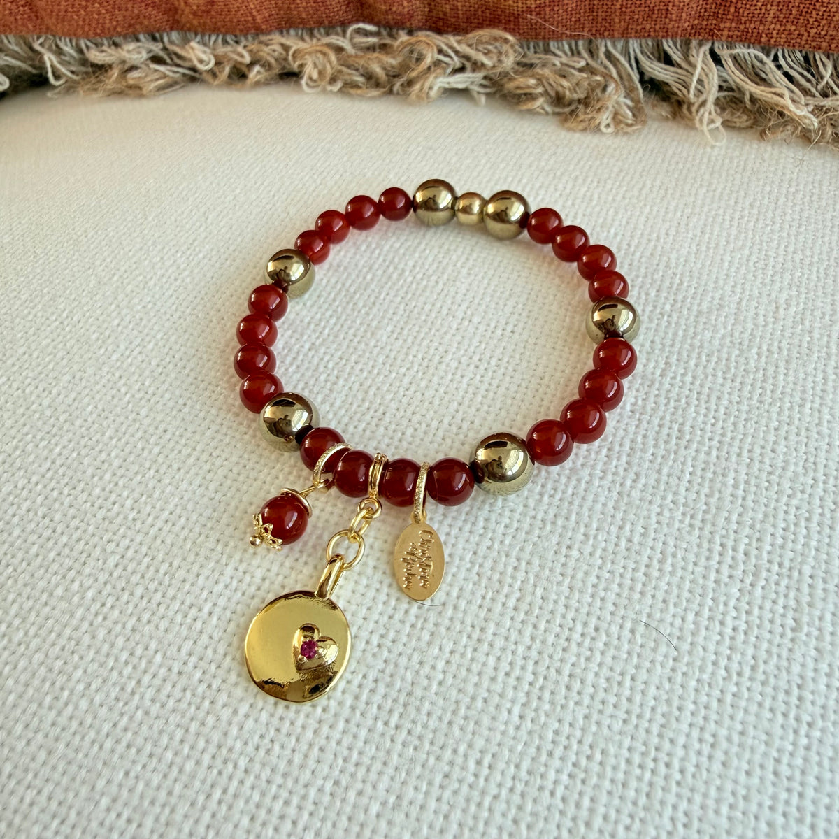 Bracelet en Cornaline