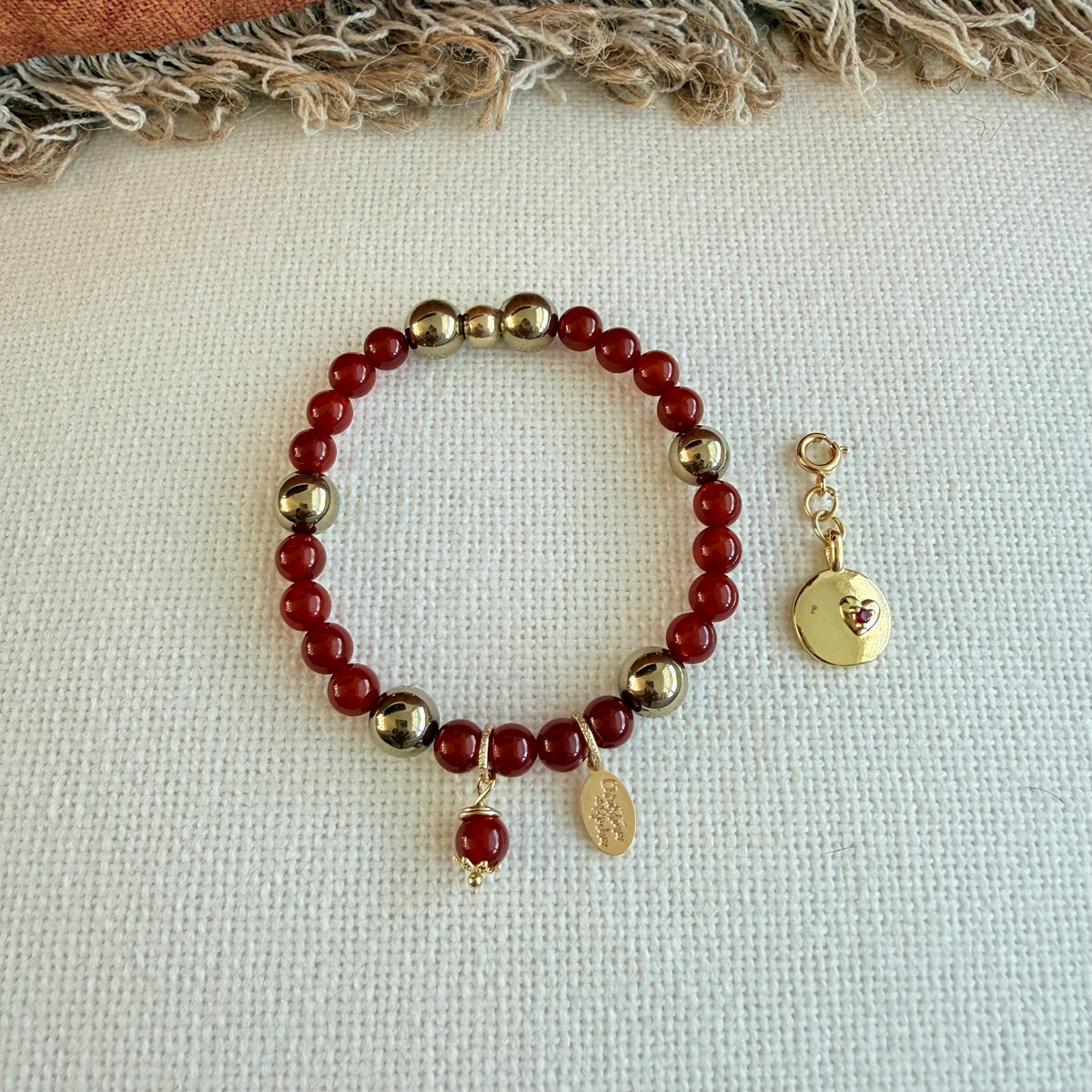 Bracelet en Cornaline
