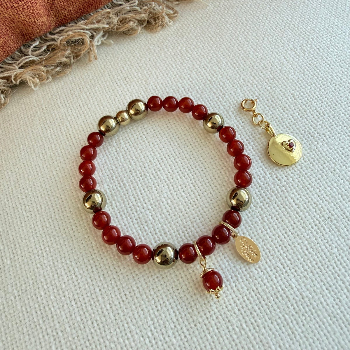 Bracelet en Cornaline