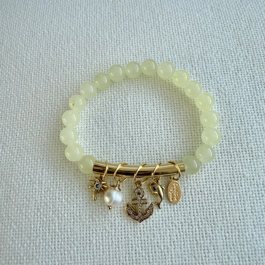 Light Yellow Jade Bracelet