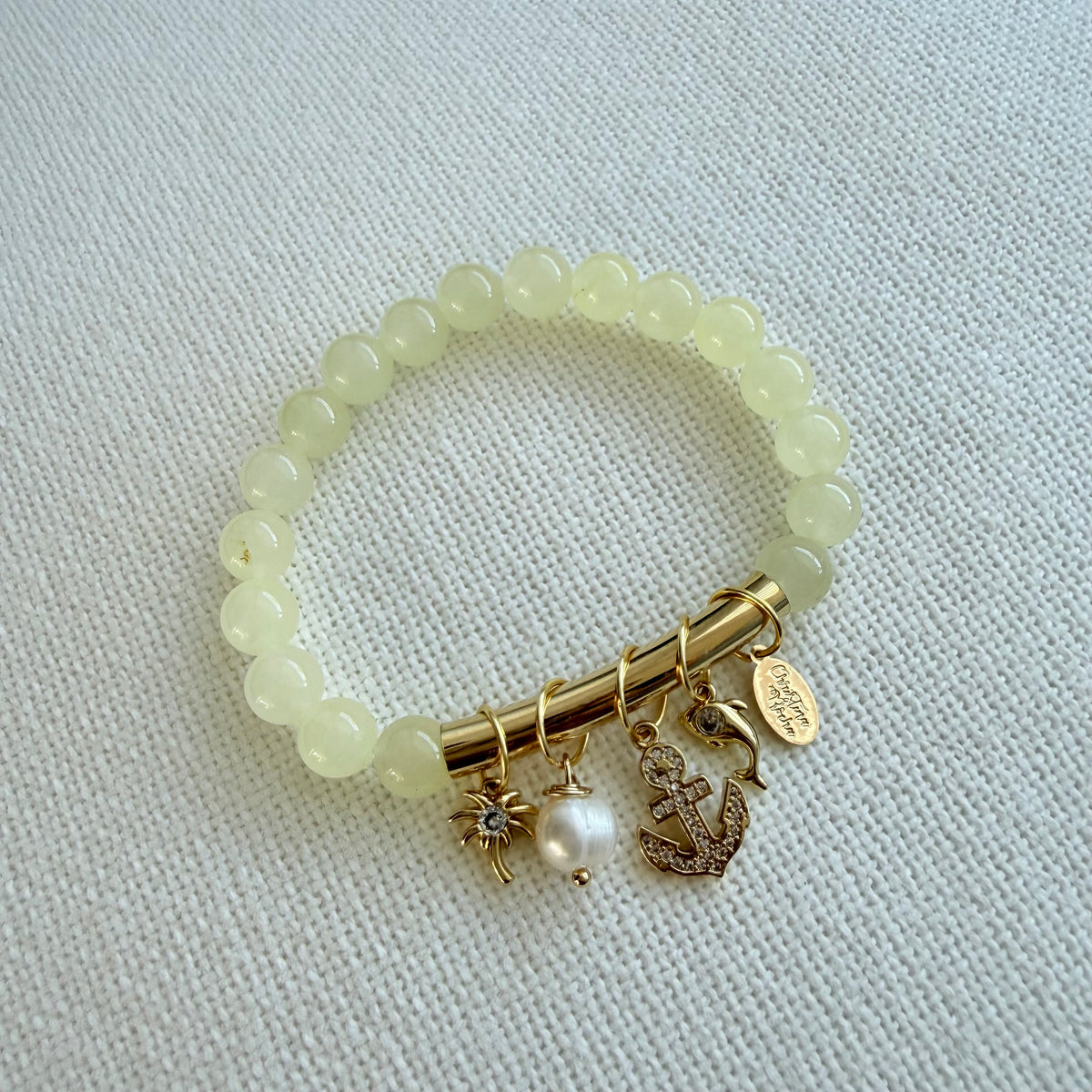 Light Yellow Jade Bracelet