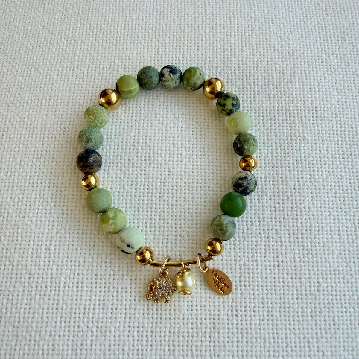Green Jasper Bracelet