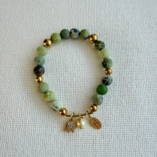 Green Jasper Bracelet