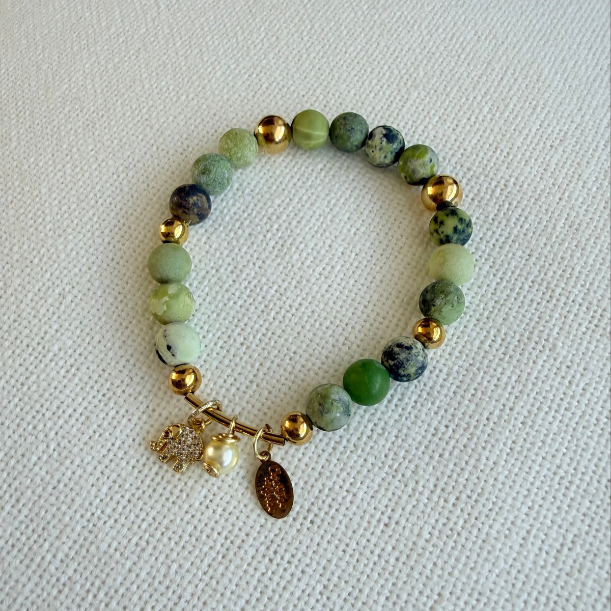 Green Jasper Bracelet