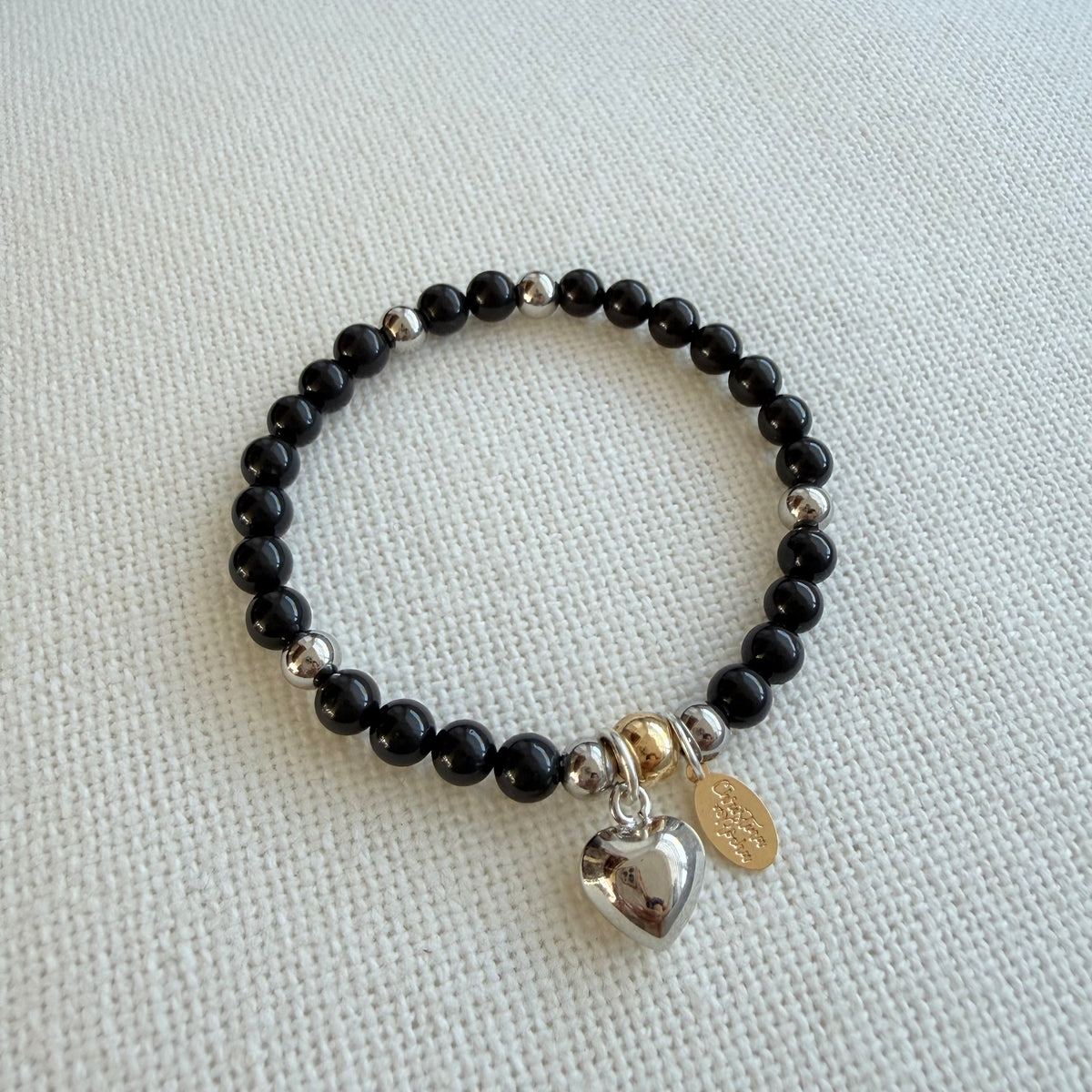 Midnight Heart Bracelet