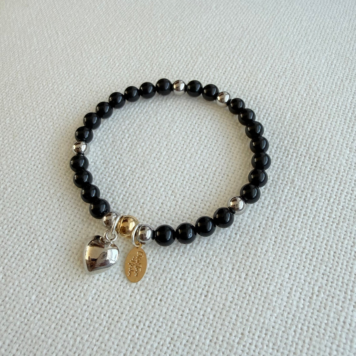 Midnight Heart Bracelet