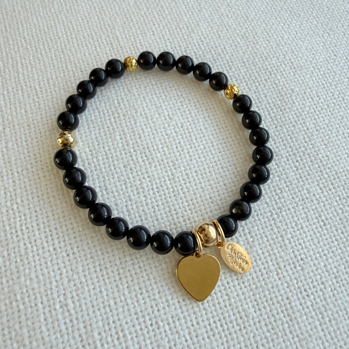 Midnight Heart Bracelet