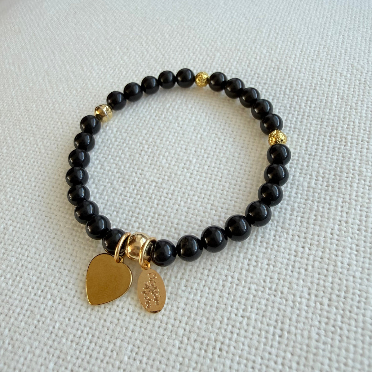 Midnight Heart Bracelet