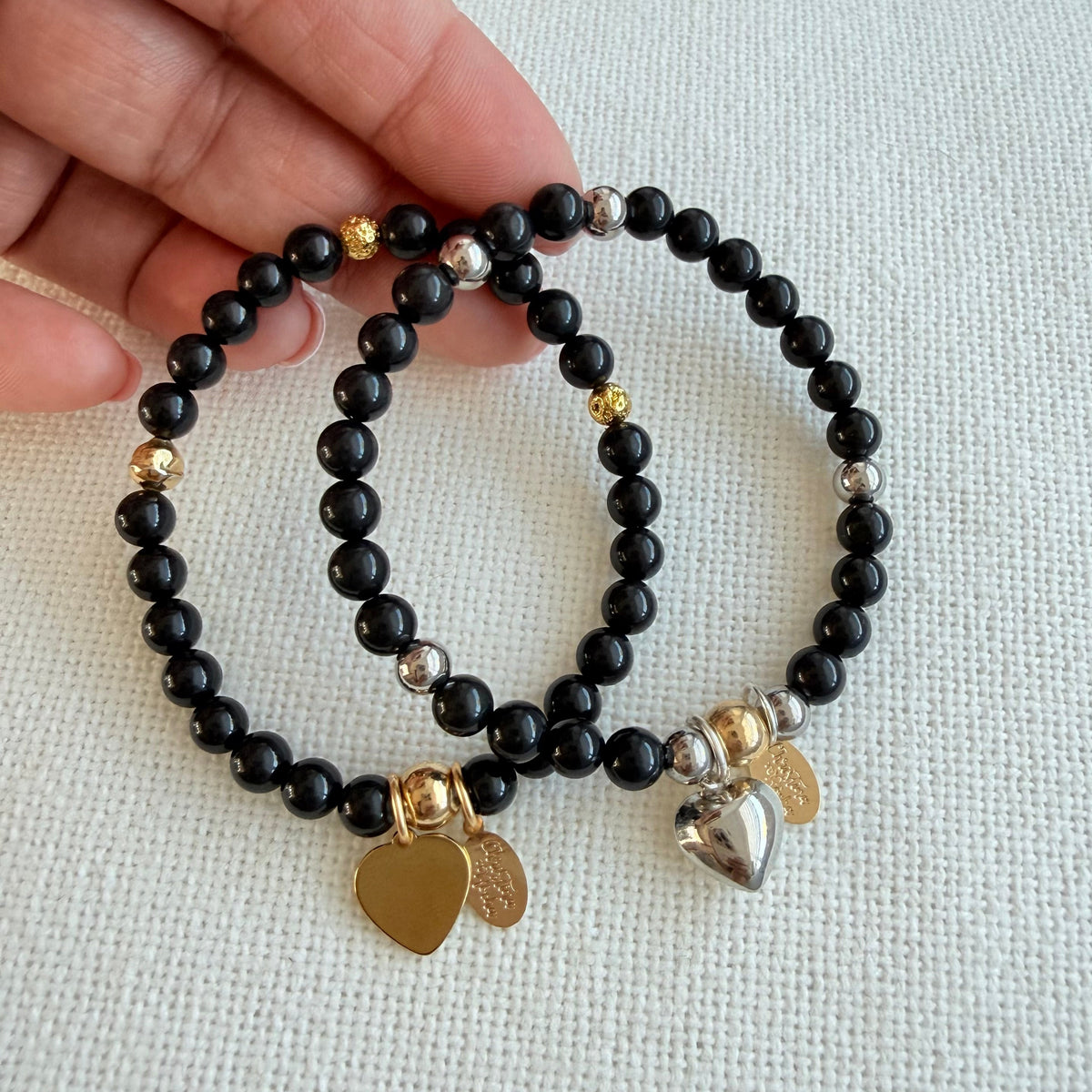 Midnight Heart Bracelet